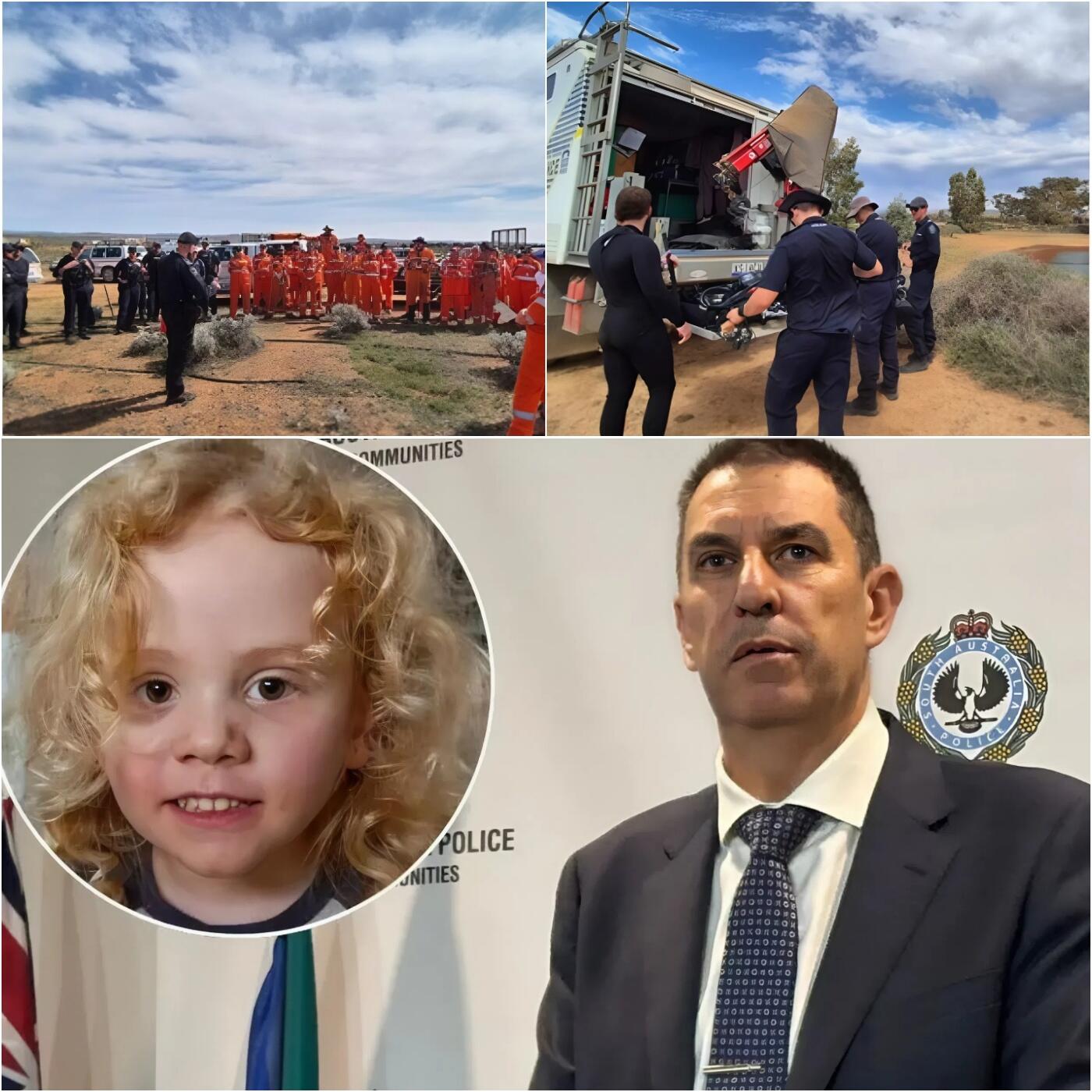 Gus Lamont’s darkest secret uncovered beneath a freshly poured floor: Police smash open an outdoor toilet, follow K9s to a water tank — and the blood-stained clue that turned a missing-child search into a murder hunt